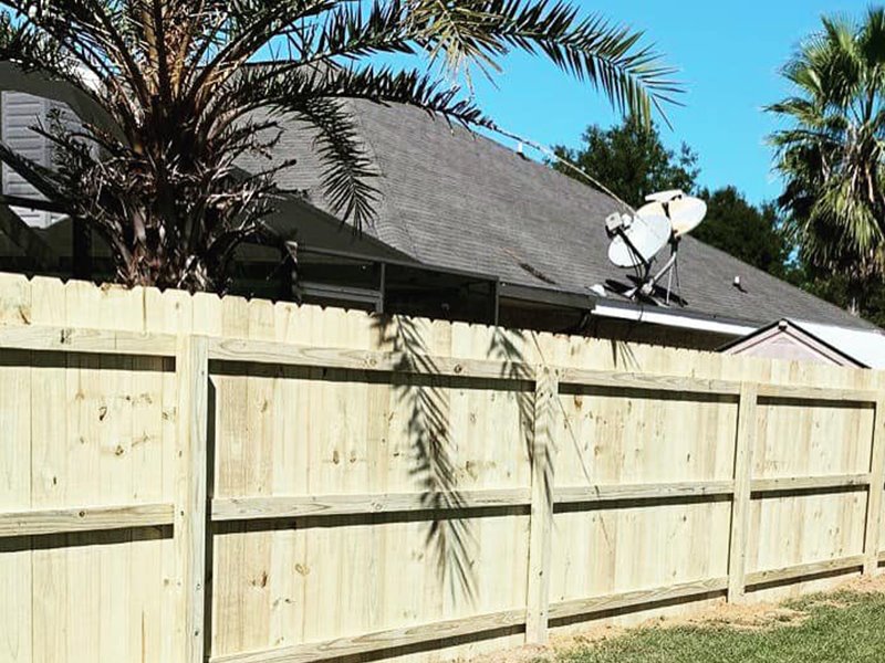 wood fence Avalon Beach Florida