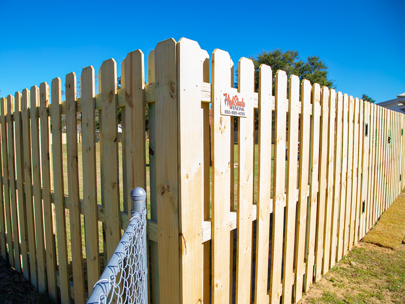 Brent FL Shadowbox style wood fence